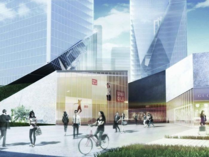 Archisio - Plasma Studio - Progetto Huafa square planning