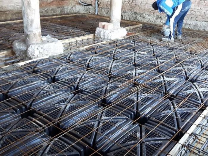 Archisio - Lema Corporation srl - Progetto Vespaio con sistema aerato igloo e recinzioni in calcestruzzo