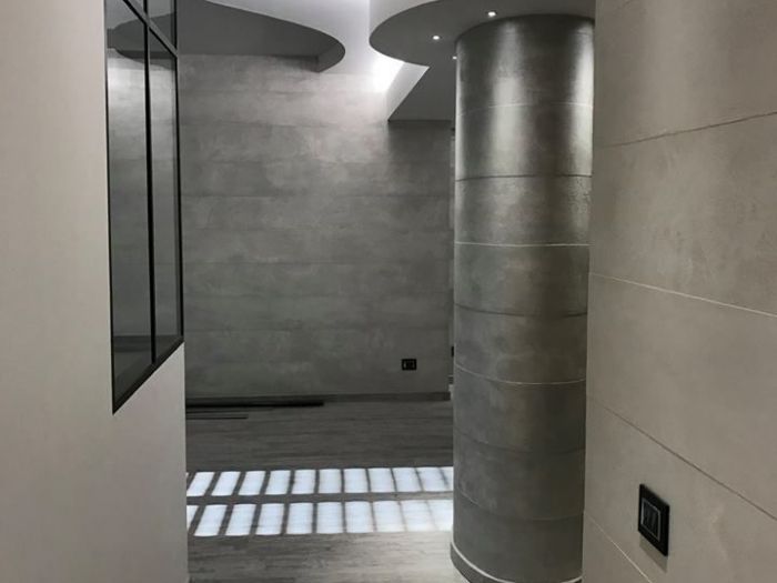 Archisio - Alessandro Cerci - Progetto Decorazione pareti abitazione privata