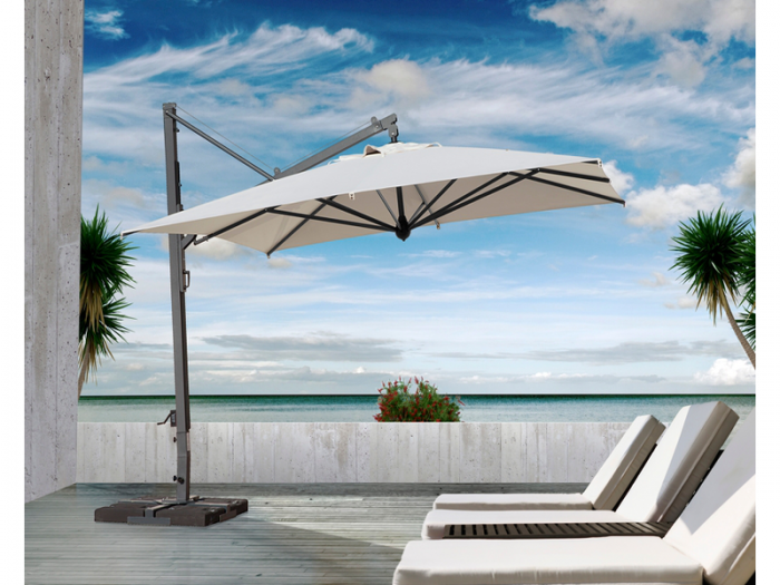 Archisio - Tende Nico Design - Progetto Progetti ombrelloni a braccio laterale