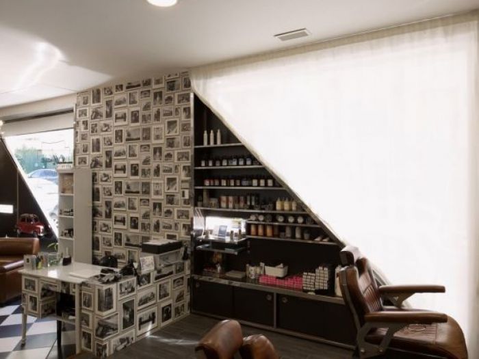 Archisio - Daniele Morgantini - Progetto I monticelli - barber shop e centro estetico