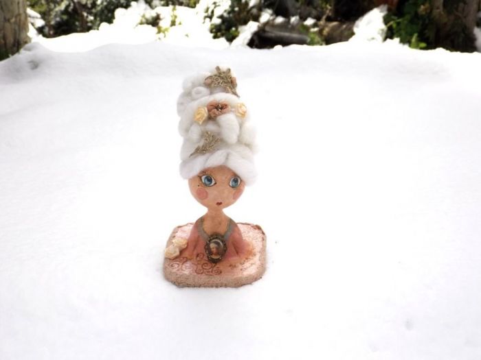 Archisio - Pupillae Art Dolls - Progetto Paper clay dolls maria antonietta regina di stile