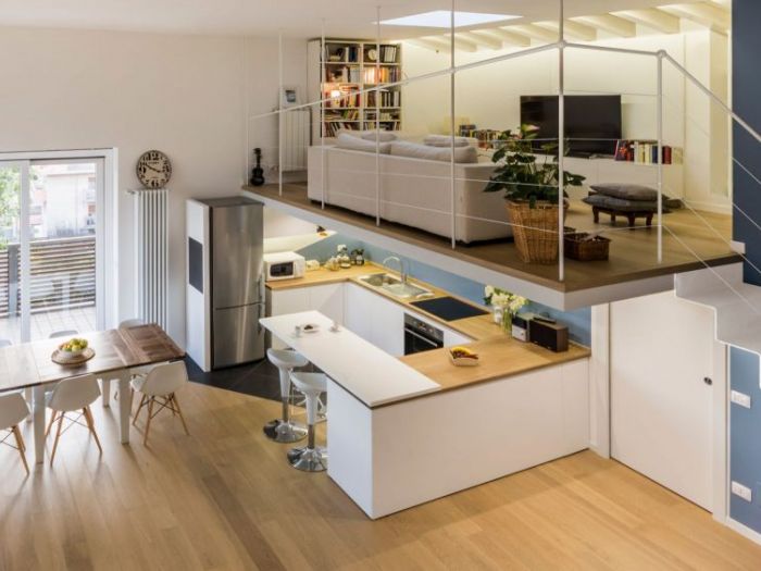 Archisio - Annalisa Carli - Progetto Un luminoso attico datmosfera