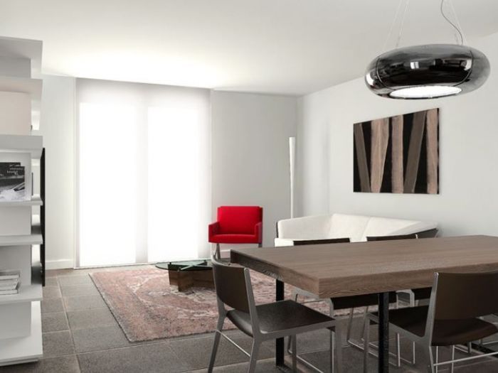 Archisio - Dario Poles - Progetto Interior design ristrutturazione attico a pn