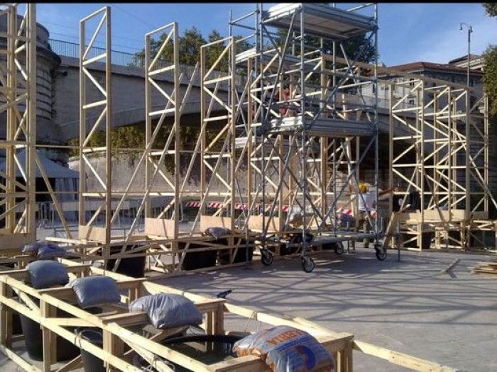 Archisio - Ingegnere Ferdinando Mangiavacchi - Progetto Collaudi struttura in legno isola tiberina
