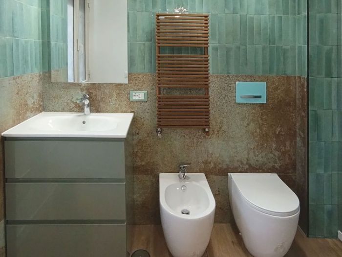 Archisio - Mani Srl Ristrutturazini - Progetto Realizzazione nuovo bagno roma zona laurentina