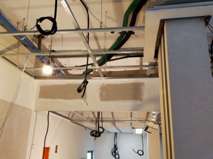 Archisio - Michele Gallo - Progetto Tubazione faretti e strip led sotto al soffitto