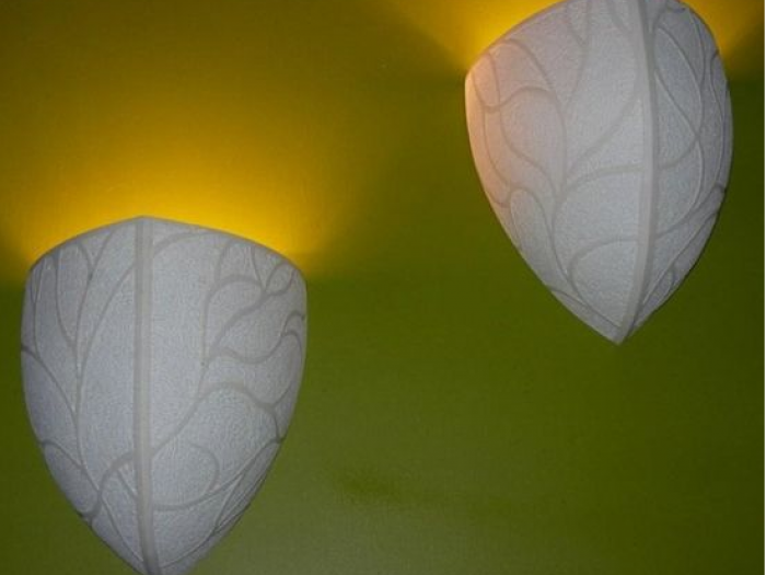 Archisio - La Pietra Di Luca - Progetto Sculture luminose a parete illuminazione led coppie di applique applique