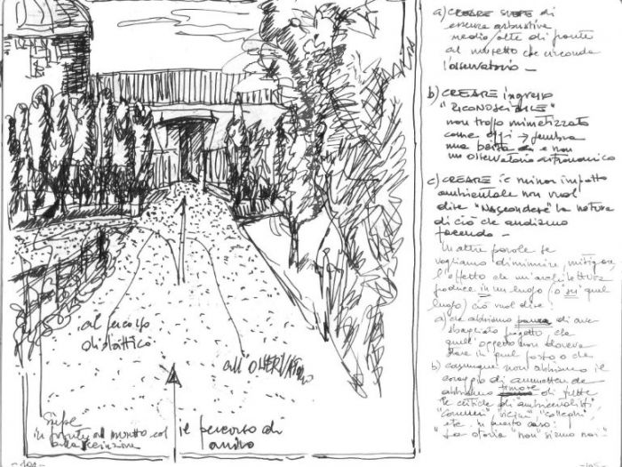 Archisio - Studio Di Architettura Mannelli - Progetto Parco scientifico-didattico a tema presso losservatorio astronomico montagna pistoiese pistoia italy