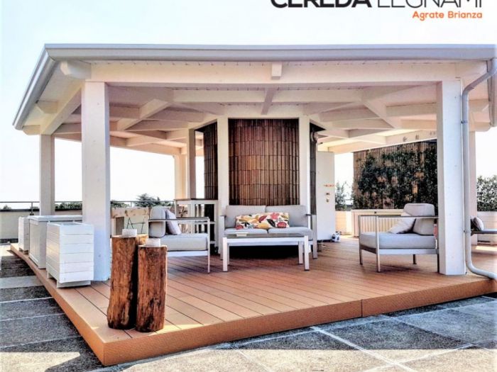 Archisio - Cereda Legnami - Progetto Veranda in legno su misura