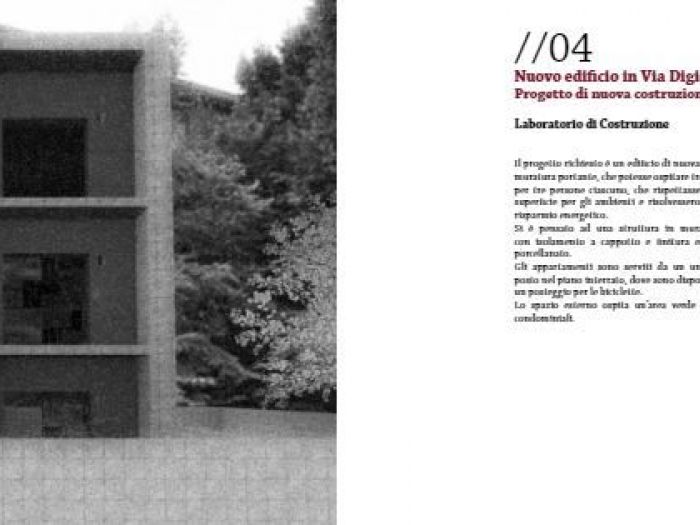 Archisio - Federica Rabotti - Progetto Nuovo edificio in via digione parma