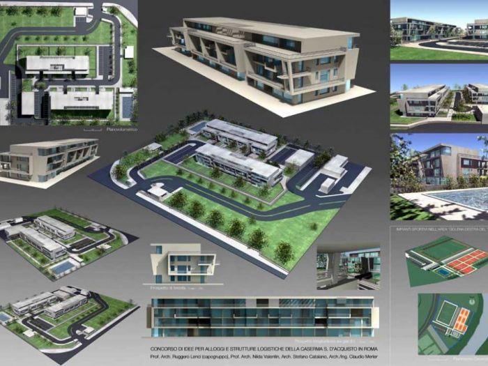 Archisio - Ruggero Lenci - Progetto Nuovi alloggi nella caserma salvo dacquisto