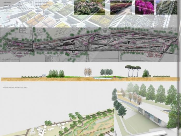 Archisio - Arch Silvia Sciroli - Progetto Parco delle saline di ostia - laboratorio di sintesi