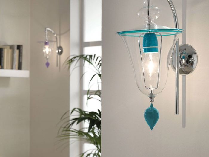 Archisio - Paola Illuminazione - Progetto Appliques in vetro soffiato per un appartamento