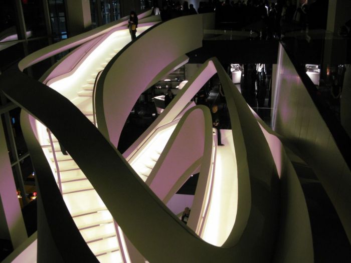 Archisio - Roberto Rossi - Progetto Scale per interni - fuksas e armani - new york