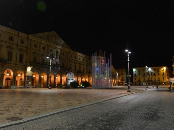 Archisio - Michele Ricupero - Ecoarchitettare Studio - Progetto Concorso chambre valdotaine - albero di natale piazza chanoux - 2 classificato