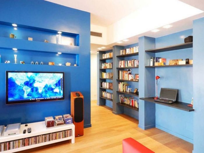 Archisio - Roberto Silvestri - Progetto Una casa con le pareti colorate per leggere e ascoltare musica