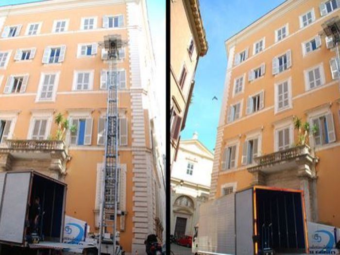 Archisio - Cd Traslochi - Progetto Scale aeree carrate e componibili