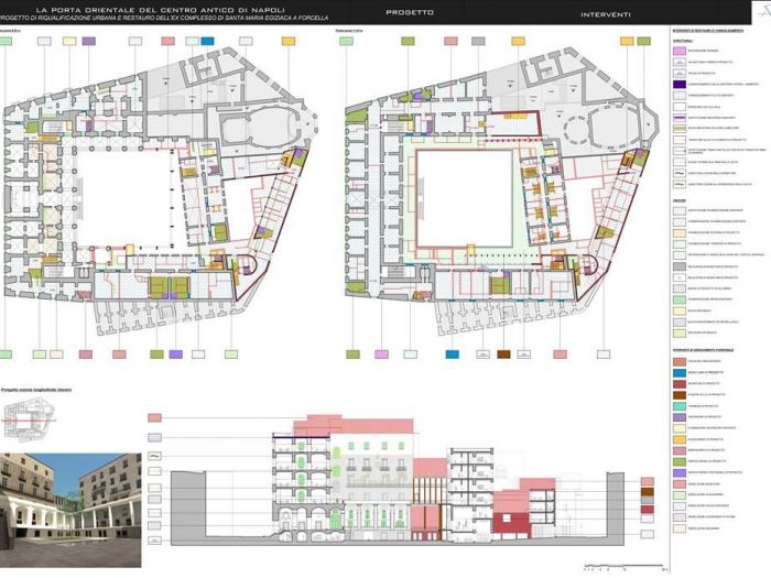 Archisio - Alessandra Pascarella - Progetto Restauro dellex complesso di santa maria egiziaca a forcella