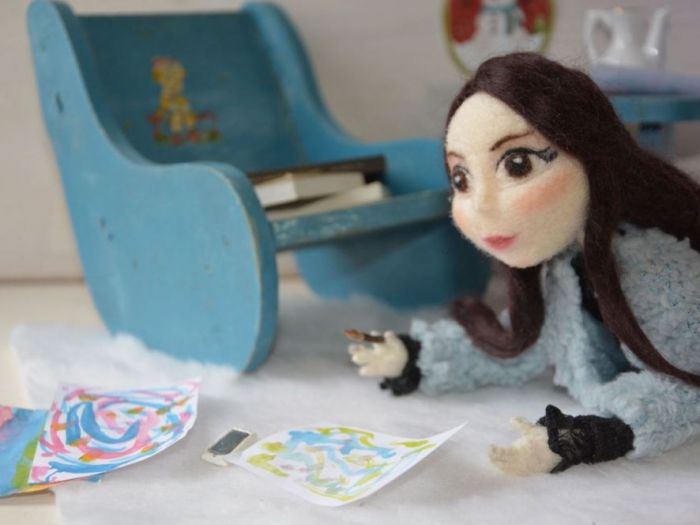 Archisio - Pupillae Art Dolls - Progetto Bambole di feltro giorgia bambola su misura