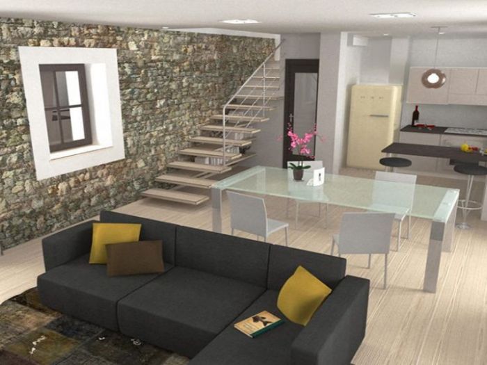 Archisio - Luca Giraudo - Progetto Salotto piano terra abitazione privata