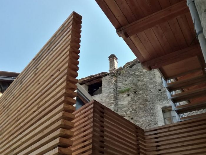 Archisio - Michele Ricupero - Ecoarchitettare Studio - Progetto Riqualificazione di una particella nel centro storico di pollein ao