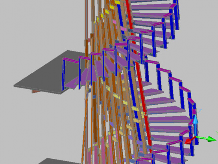 Archisio - Studiorosasco - Progetto Scala interna in sede uffici aziendali
