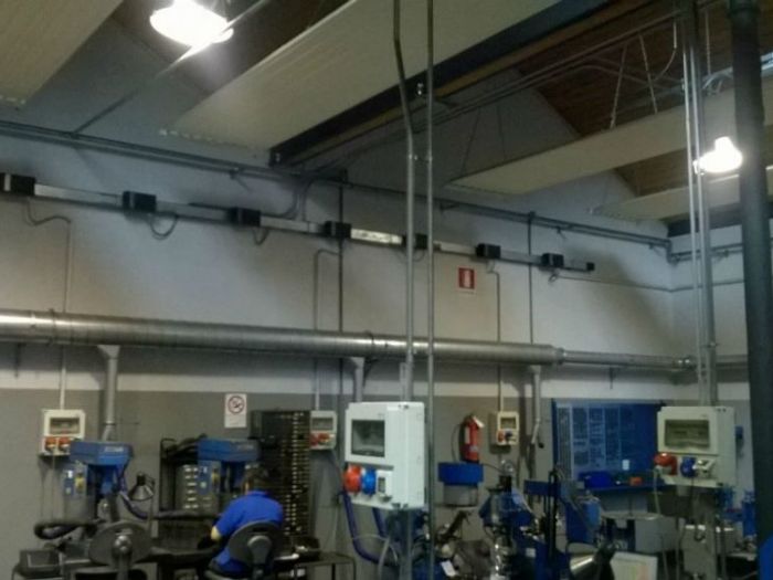 Archisio - Modernaluce Impianti Elettrici - Progetto 2012 monza officina meccanica