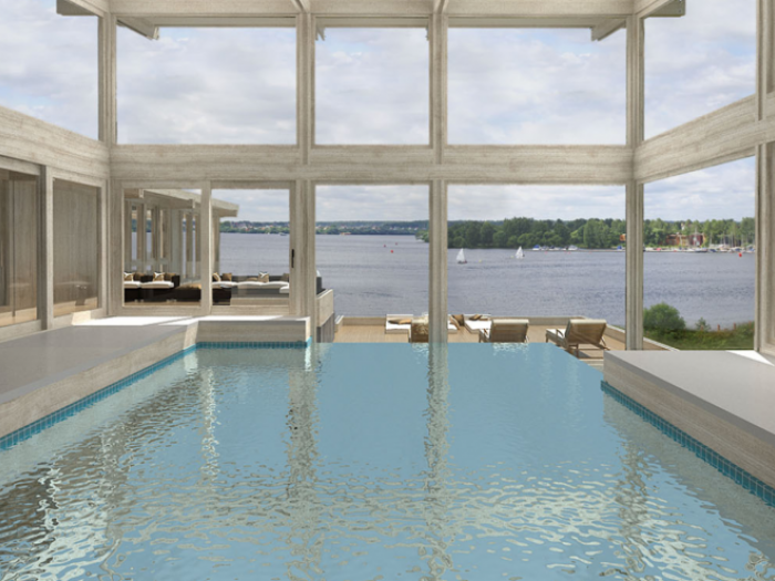 Archisio - Pagano - Progetto Villa in legno costa azzurra