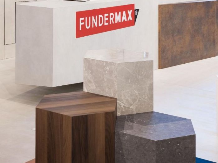 Archisio - Filippo Saponaro Architetto - Progetto Concept e progetto stand fundermax- scicam