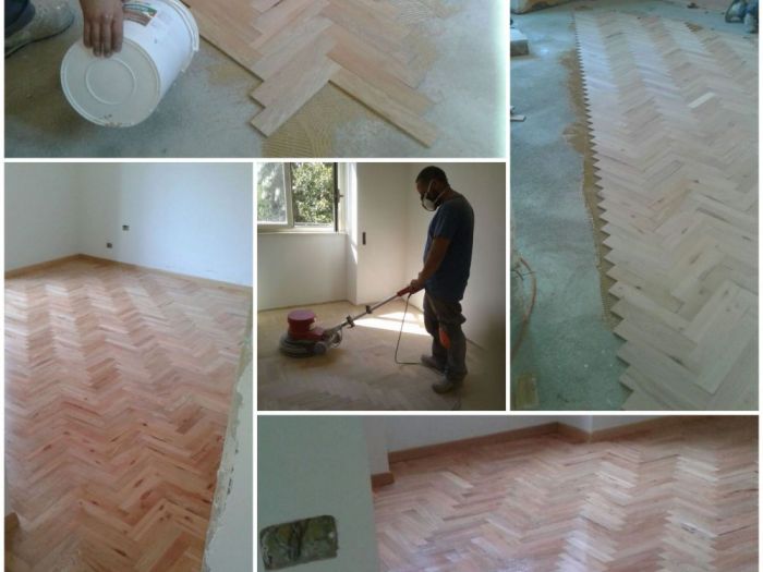 Archisio - Parquettista Roma - Progetto Posa massello con levigatura e verniciatura