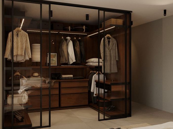 Archisio - Red Head Design - Progetto Camera da letto con spogliatoio