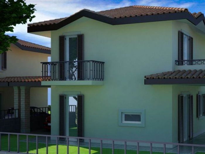 Archisio - Andrea Daguanno - Progetto Nuova edificazione case gemelle