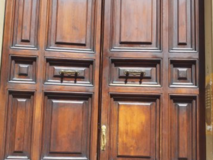 Archisio - Arte Del Legno 86 Snc - Progetto Restauro portone in legno condominiale via cavour n183b