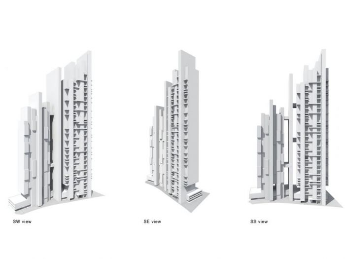 Archisio - Bicuadro - Progetto Al sofouh marina towers hotel e residence dubai