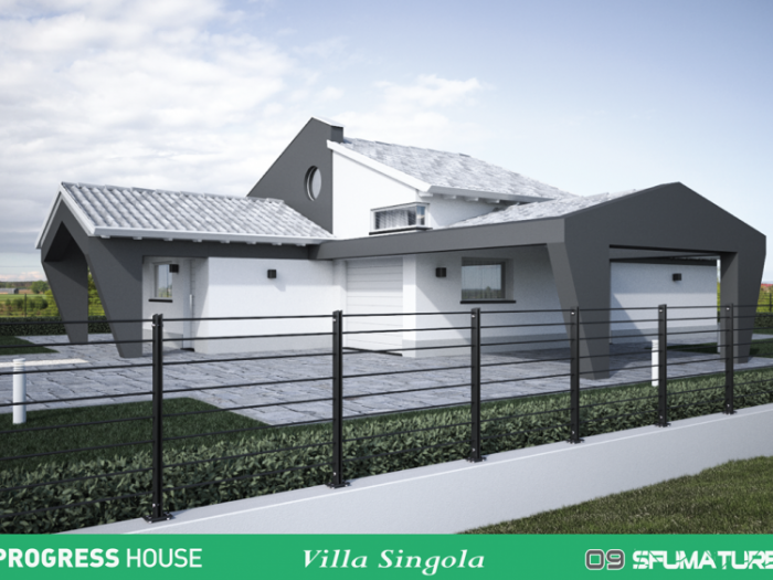 Archisio - Studiop09 - Progetto Villa 09 sfumature di grigio