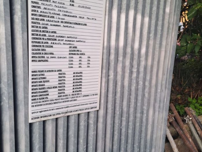 Archisio - Domenico Guadagni - Progetto Ristrutturazione facciata e giardino esterno villa unifamiliare