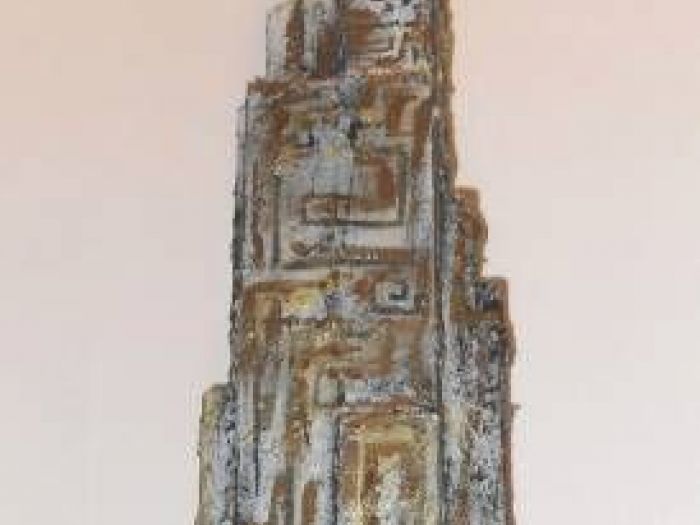 Archisio - Vito Gurrado - Progetto Manhattan - lampada polimaterica - cm 141 - anno 2000