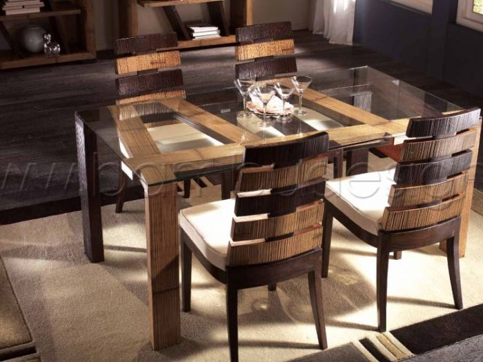 Archisio - Bambu Design - Progetto Tavoli basi tavolo sedie poltroncine