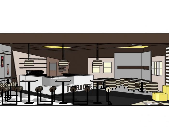 Archisio - Gianluca Bernardini - Progetto Concept caffetteria