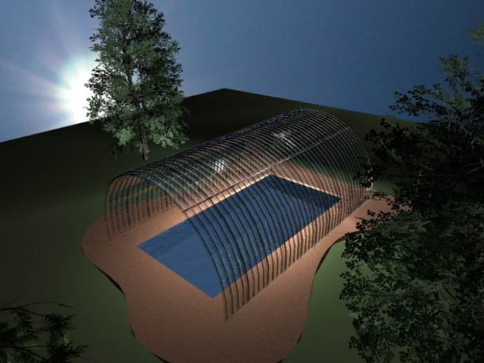 Archisio - Domenico Morolla - Progetto Progetto copertura piscina