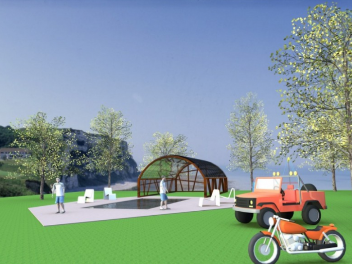 Archisio - Domenico Morolla - Progetto Progetto copertura piscina