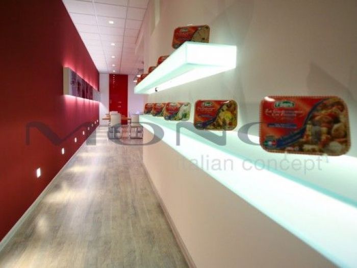 Archisio - Mondi Design - Progetto Sala dimostrazioni fileni spa