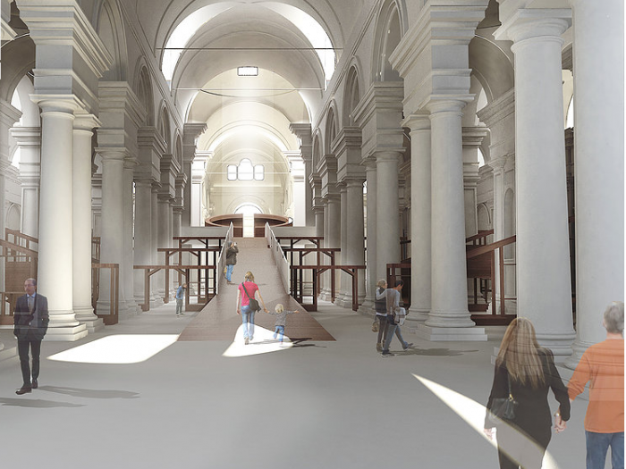 Archisio - Studio Scacchetti - Progetto Museum in a church