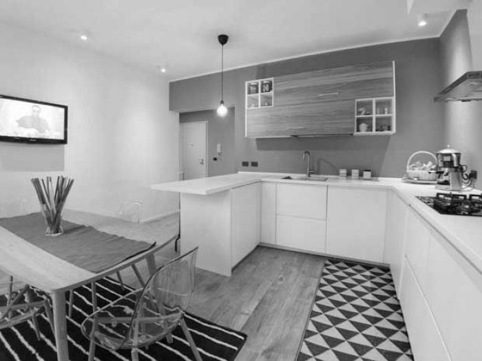 Archisio - Studio Ferretti - Progetto Ristrutturazione appartamento in bifamiliareAppartamento completamente rinnovato a partire da una nuova distribuzione pi funzionale alle esigenze della committenza Il focus stato ottimizzare le risorse partendo dallobiettivo di realizzare unampia