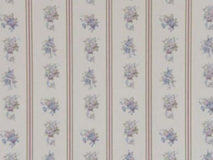 Archisio - Latelier Dello Shabby - Progetto Carta da parati roses forever con strisce