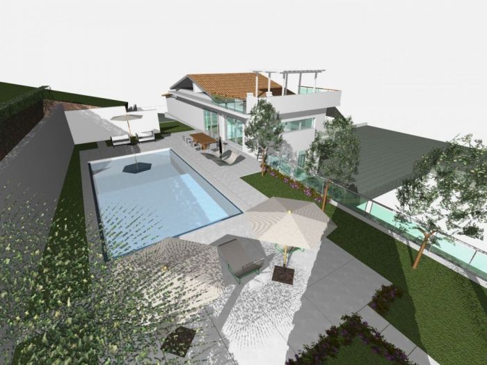 Archisio - Stiffi Francesco Architetto - Progetto Costruzione di una villa con piscina
