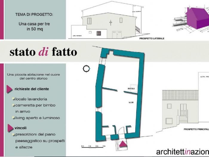 Archisio - Concetta Pastore - Progetto Una casa per tre