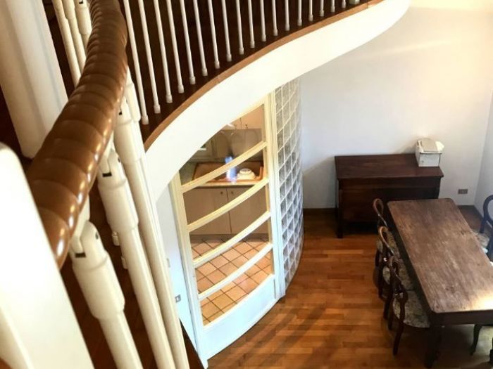 Archisio - Studio Giuseppe Dondoni Sgd - Progetto Abitazione linee curve su due livelli