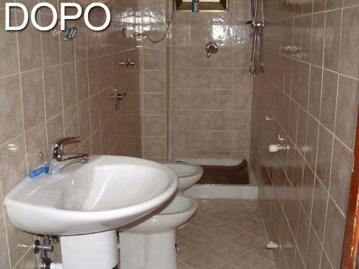 Archisio - Af Restauri Di Arrigo Faina - Progetto Rifacimento bagno prima e dopo